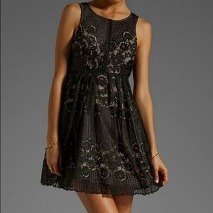 Free People Lace Mini Dress
